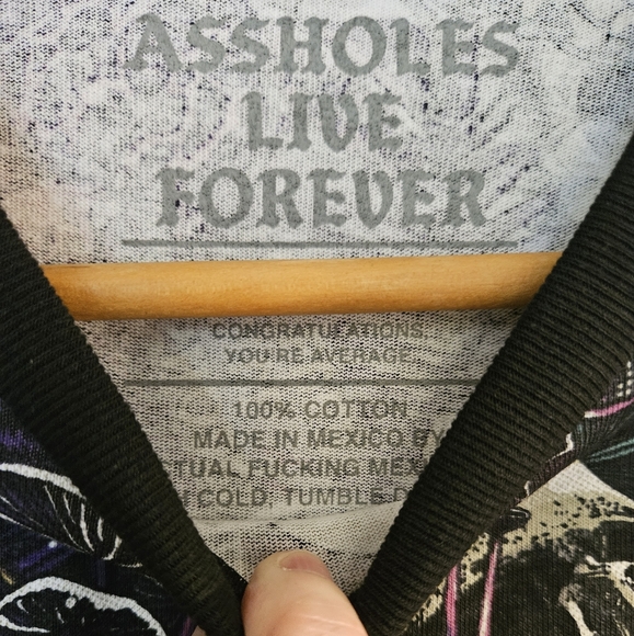 NWOT Assholes Live Forever L/S Tee- Medium - Picture 3 of 3